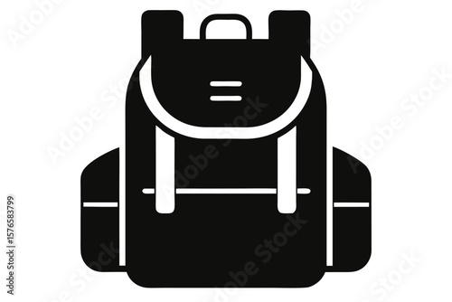 A vector illustration set featuring various business and travel bags, including suitcases, briefcases, and luggage, perfect as an icon symbol design object for web