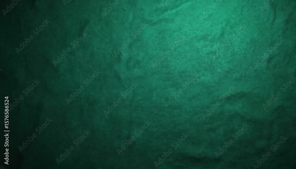 Obraz premium Top view of green poker cloth texture, ideal for casino games table decoration. Fabric surface provides blank, textured background for card games like blackjack Texas Holdem, luck, fortune.