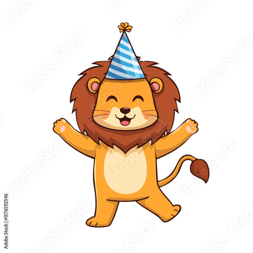 Cute Cartoon Dancing Birthd...