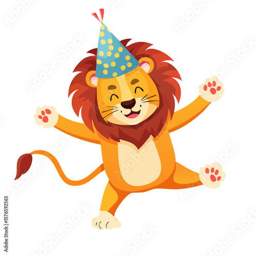 Cute Cartoon Dancing Birthd...