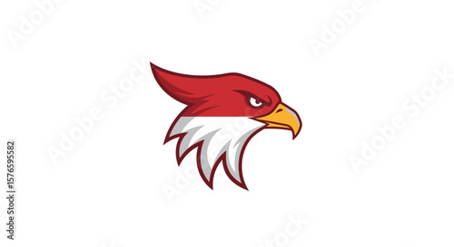 garuda Bird Logo Vector Symbol a Flag indonesia