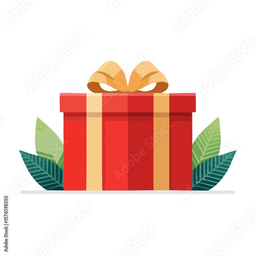 Red Christmas Present Gift ...