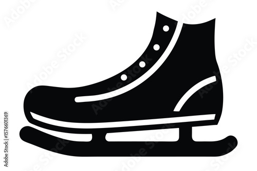 ice skate vector icon
