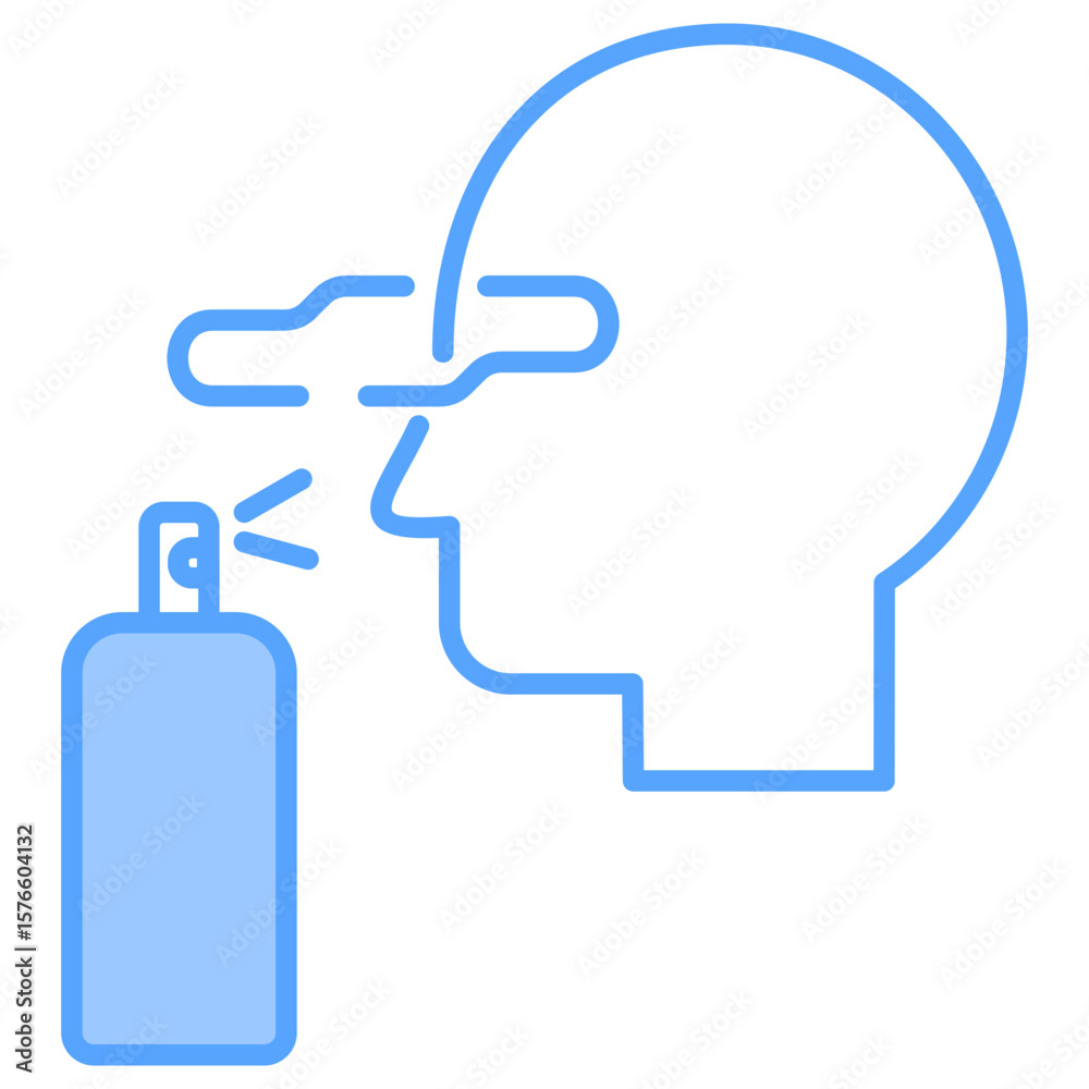 Fototapeta premium Aroma Blue Icon