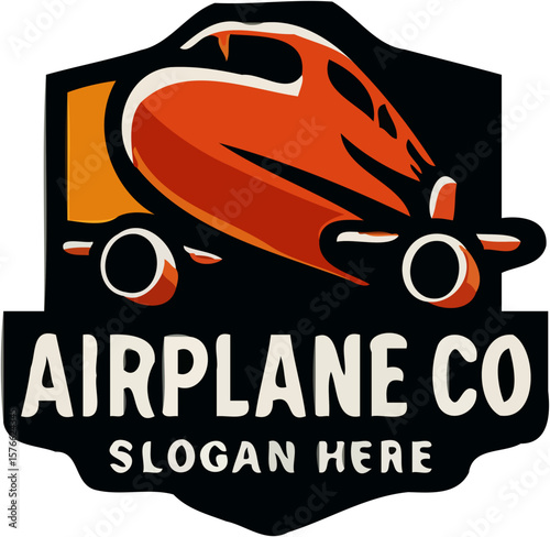 airplane company logos with bold designs, ideal for aviation, travel, and logistics branding.