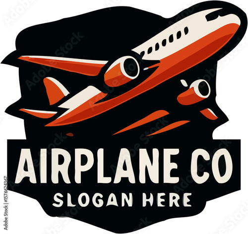 airplane company logos with bold designs, ideal for aviation, travel, and logistics branding.
