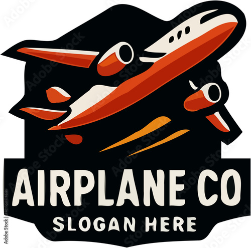 airplane company logos with bold designs, ideal for aviation, travel, and logistics branding.