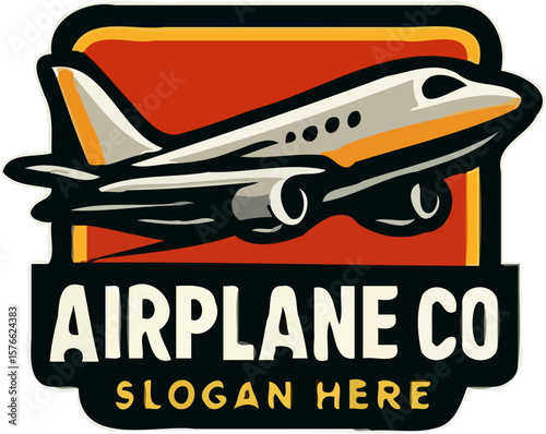 airplane company logos with bold designs, ideal for aviation, travel, and logistics branding.