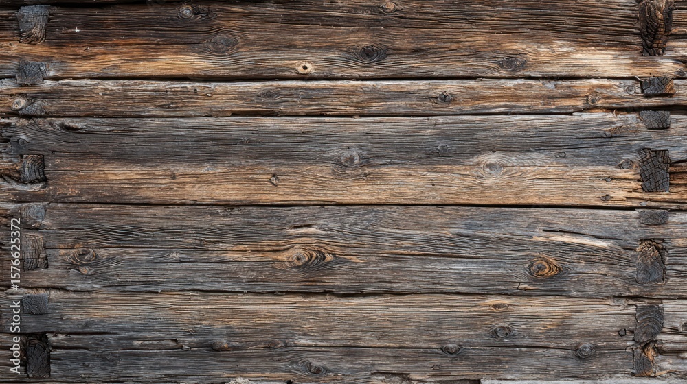Obraz premium Weathered wooden planks