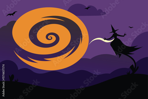 flying witch scene with swirling wind and spell e (1).eps
