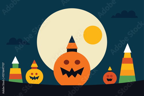  halloween greeting card featuring a candy corn pa (1).eps