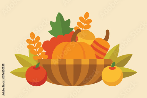  rustic thanksgiving table centerpiece with woven  (1).eps