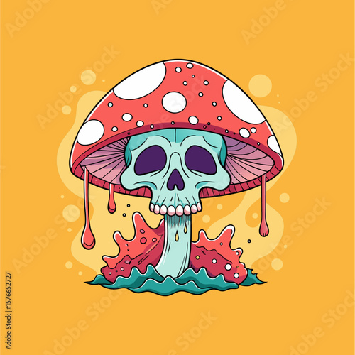  Mushroom Skull logo