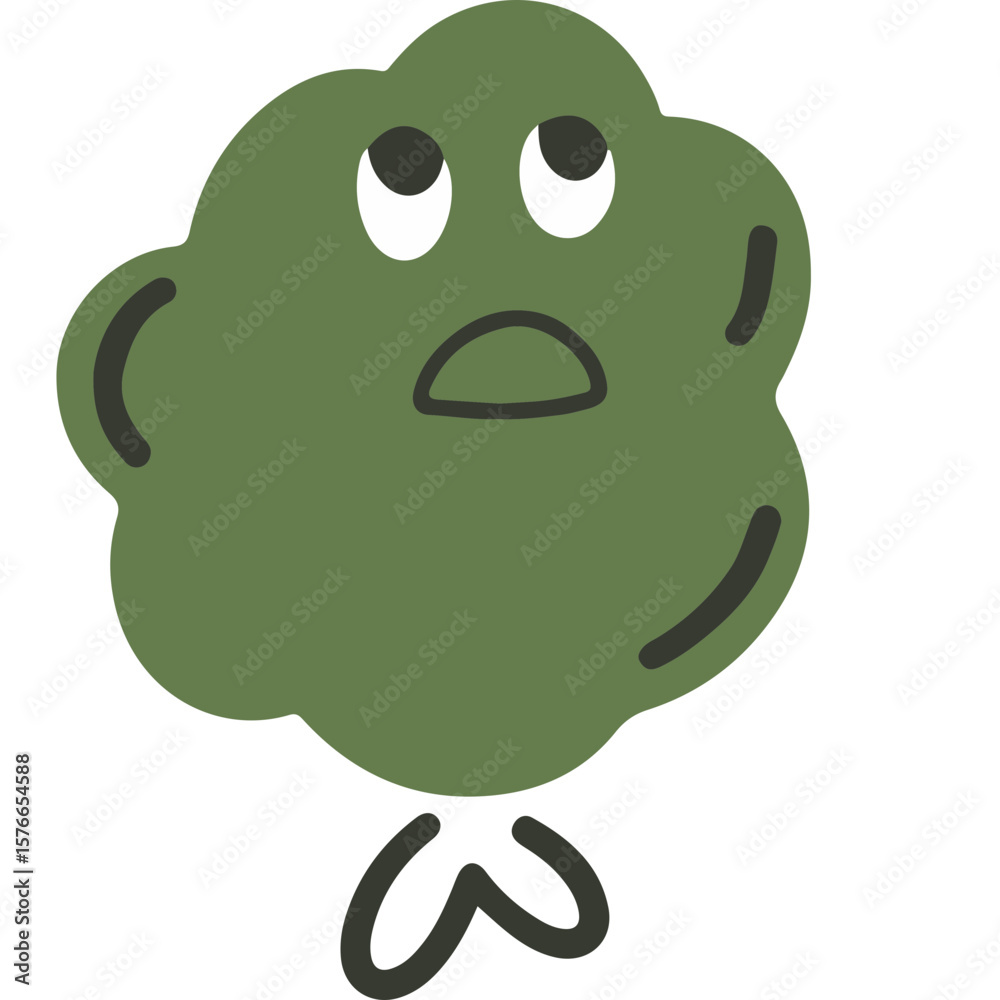 Obraz premium Colorful, playful illustrations of microbes and cells for educational and scientific content.