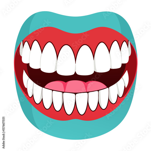 tooth with braces