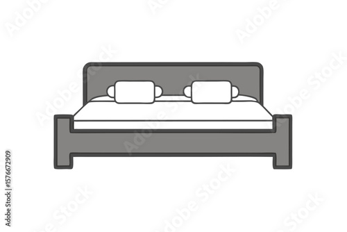 Modern white sofa isolated on white background, a comfortable piece of furniture for your home interior design