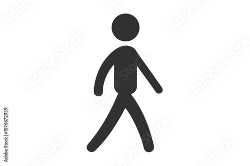 3D man and woman icons holding signs, symbolizing business success in a competitive race