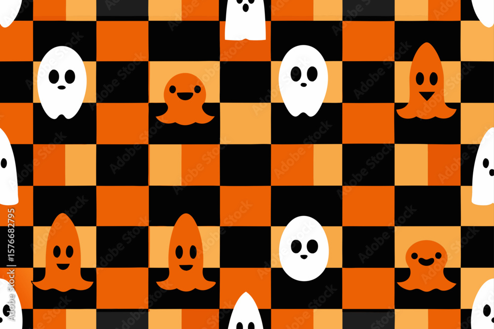 seamless pattern with chess pieces