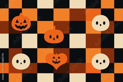 seamless pattern with chess pieces