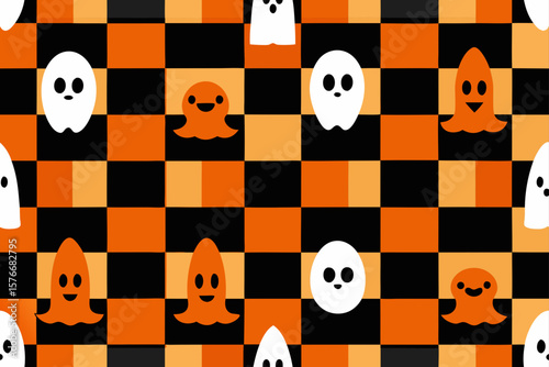 seamless pattern with chess pieces