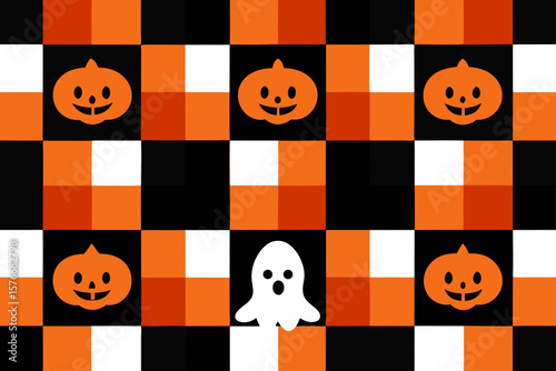 halloween seamless background
