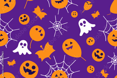 halloween seamless background