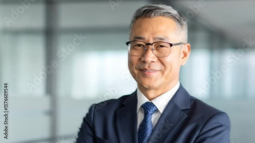 Wallpaper Mural Portrait Of Confident Asian Businessman Torontodigital.ca