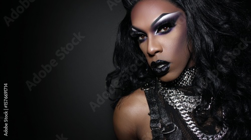 drag makeup,eyeliner, 