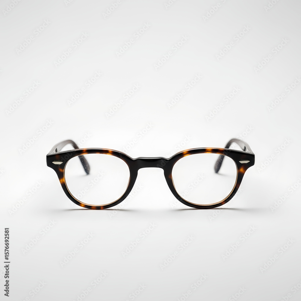 Fototapeta premium glasses on white background