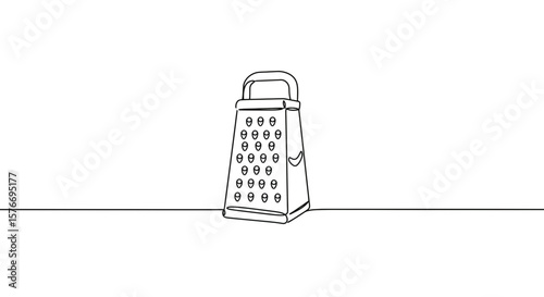 A cheese grater illustration isolated on white background
