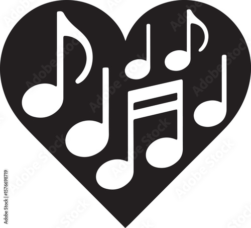 Here is a black musical note icon, a web element symbolizing audio song play