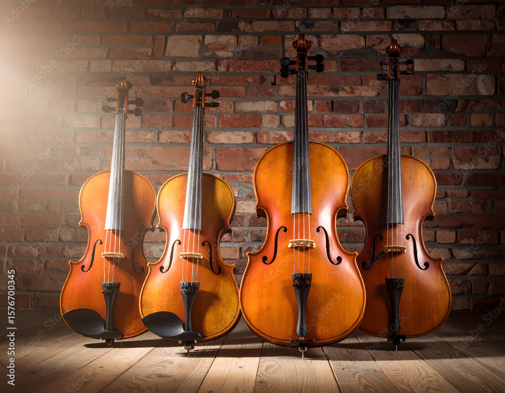 Naklejka premium violin