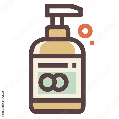 Liquid soap in dispenser as skincare product for washing hands. Liquid soap emphasizes hygiene and cleanliness, preventing bacteria and germs. Depicting liquid soap for healthy lifestyle choices.