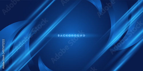 Abstract futuristic navy blue background with waved design. Modern concept for graphic design, flyer, banner or web design. Vector illustration