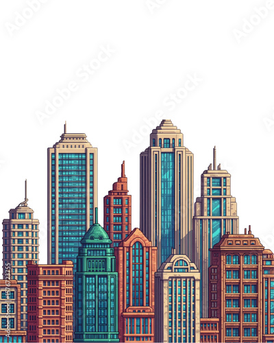 modern city buildings