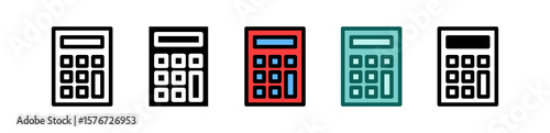 Calculator multiple icon