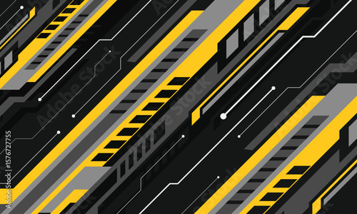 Abstract dynamic circuit technology background