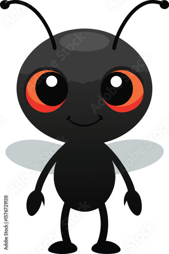 Black Fly or Insect Vector