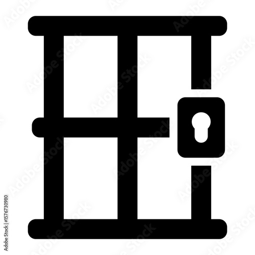 Jail Prison glyph icon