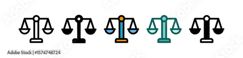Justice multiple icon
