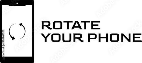Rotate Smartphone Screen Orientation Device Position Mobile Turn Display Change View Angle Adjust Smartphone