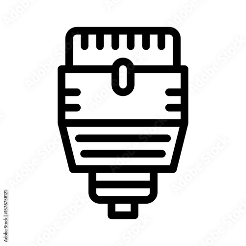ethernet cable line icon