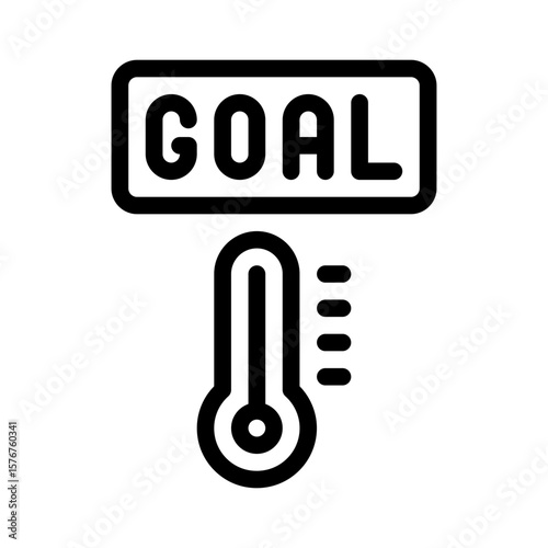 fundraising line icon