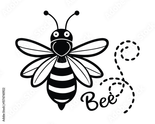 Bee Path SVG