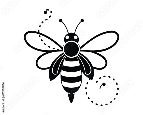 Bee Path SVG