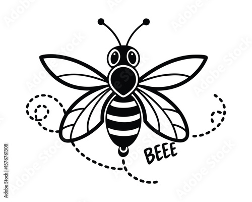 Bee Path SVG