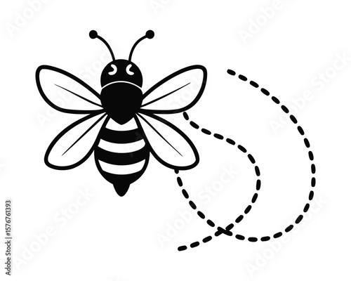 Bee Path SVG