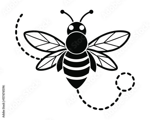 Bee Path SVG