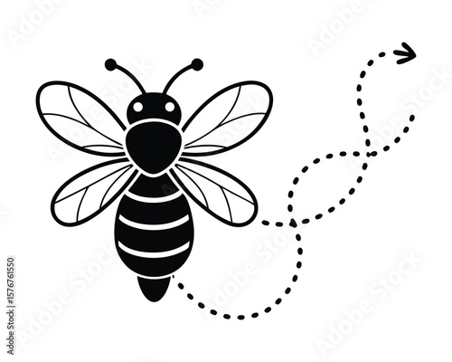 Bee Path SVG