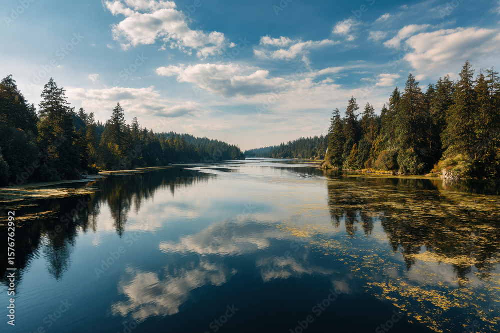 Fototapeta premium stunning summer landscapes showcasing diverse beauty of nature across all states in usa featuring lush forests